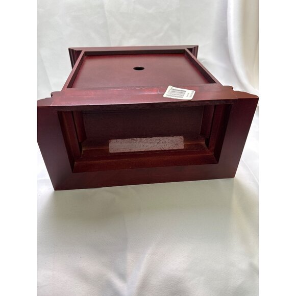 Charter Club Traditional Mahogany Mantel Clock  Roman Numerals & Quartz Movement - Picture 10 of 10